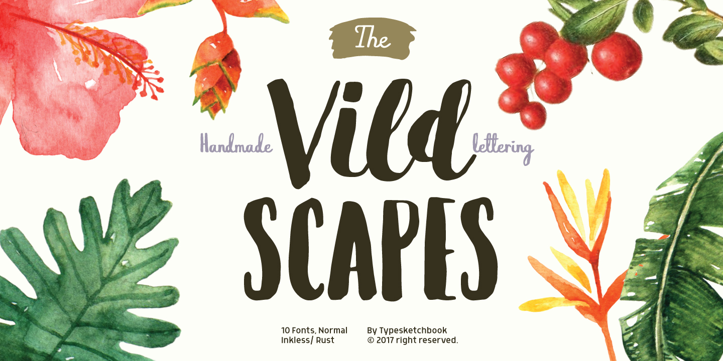 폰트 Vild Scapes